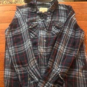 Jessica Simpsoj blue gray. button down sz L